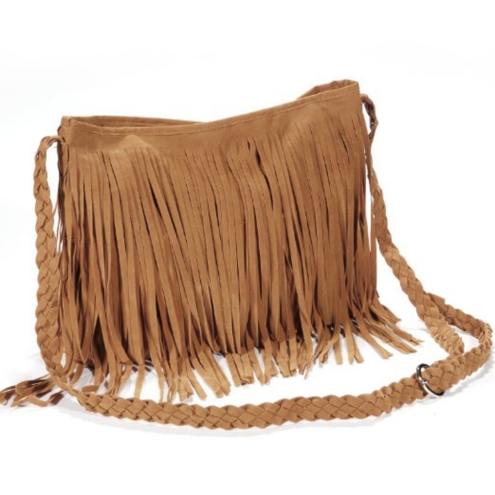 Braid strap fringe crossbody several colors! - Picture 6 of 7